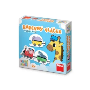 Dino PRVNÍ HRANÍ: Barevný vláček - naučná hra