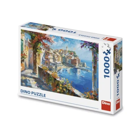 Dino Puzzle - STŘEDOMOŘSKÉ MĚSTEČKO - 1000 dílků