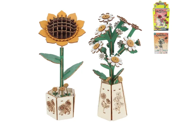 Mikro trading Sestav si rostlinu - dřevěná kreativní sada