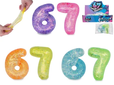 Mikro trading Six Seven - strečová čísla sugar - 10 cm - 2 ks