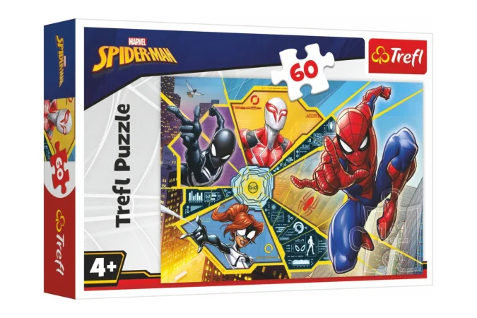 Trefl Puzzle - Spiderman: Na pavučině - 60 dílků