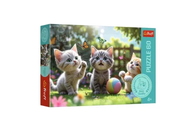 Trefl Puzzle - Tři koťátka - 60 dílků