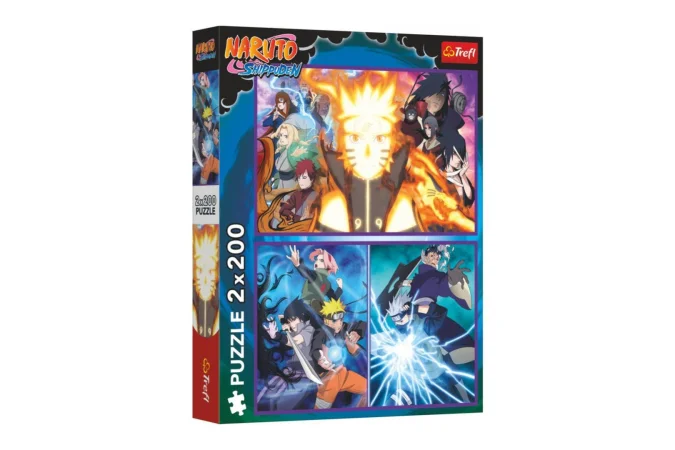 Trefl Puzzle - Naruto: Nindža z vesnice Hidden Leaf - 2x 200 dílků