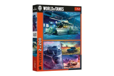 Trefl Puzzle - World of tanks - 2x - 200 dílků