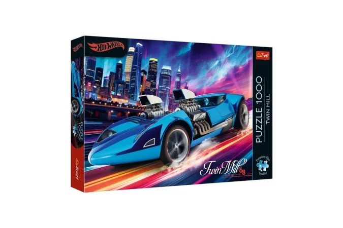 Trefl Puzzle Premium Plus: Hot Wheels: Dvojitý mlýn - 1000 dílků