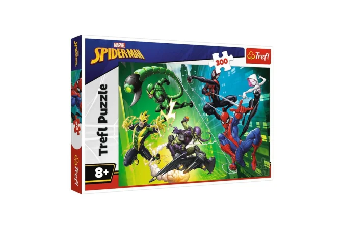 Trefl Puzzle - Spiderman: V pavučině - 300 dílků