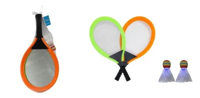 Mac Toys SPORTO - Badminton se svítícím košíčkem