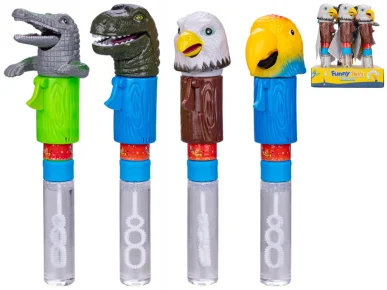 Mikro trading Bublifuk se zvířátkem otevírajícím pusu - 23 cm