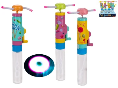 Mikro trading Bublifuk s vrtulkou a světlem - 21,5 cm