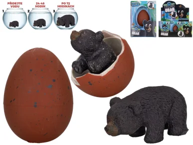 Mikro trading Medvěd černý líhnoucí a rostoucí  - 6 cm