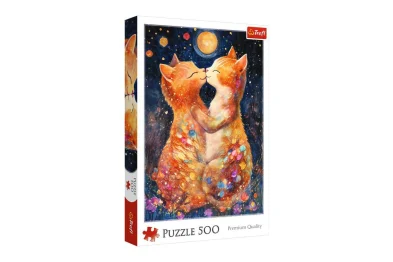 Trefl Puzzle - Polibek za měsíčního svitu - 500 dílků