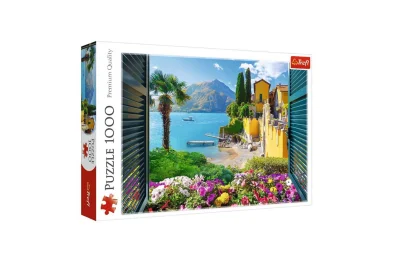 Trefl Puzzle - Výhled na jezero Como - 1000 dílků