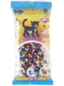 Hama Zažehlovací korálky barevné - 6000 ks - MIDI