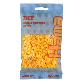 Hama Zažehlovací korálky žluté - 1000 ks - midi