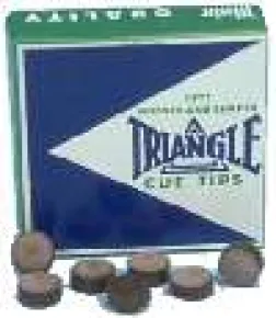 Ostatní Lepená kůže TRIANGLE cue tips - průměr 11 mm