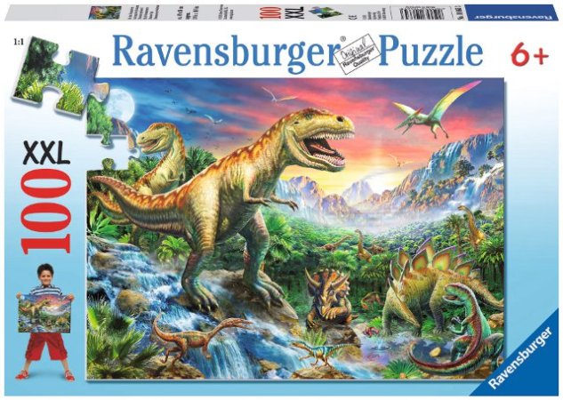 Ravensburger Puzzle - Dinosauři - 100 dílků XXL