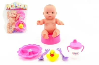 Teddies Panenka miminko s doplňky