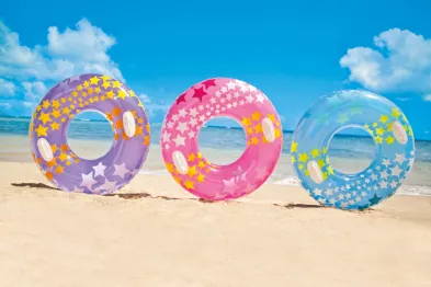 Intex Nafukovací kruh s úchyty - 91 cm