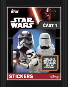 Topps Star Wars EP VII.: balíček samolepek