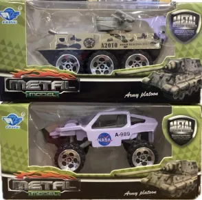 Teddies Auto vojenské - 7 cm