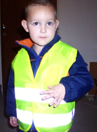 Lemac Dětská reflexní vesta XXS - žlutá