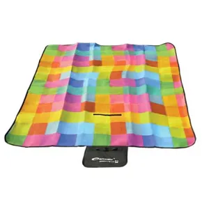 Spokey PICNIC COLOUR - Pikniková deka s popruhem - 130 x 150  cm - Akce