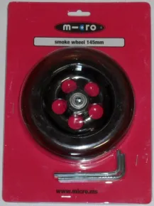 Micro Kolečko 145 mm kouřové s ložisky