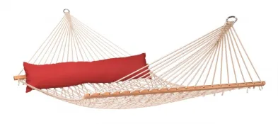 La Siesta Houpací sít' s tyčemi CALIFORNIA CFR 14-12 - double - red pepper