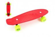 Teddies Skateboard - Pennyboard červený - 43 cm