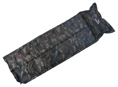 Cattara Karimatka samonafukovací s polštářem NAVY - 183 x 58 x 2,5 cm