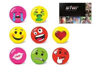 Mikro trading Míč smajlík - 11 cm