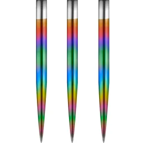Mission Kovové hroty Glide - Rainbow - 30 mm