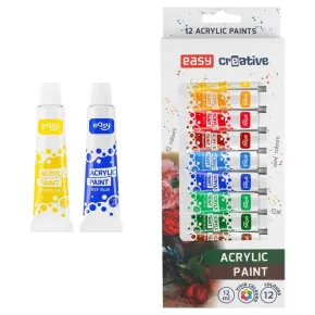 Easy Akrylové barvy - 12 ks