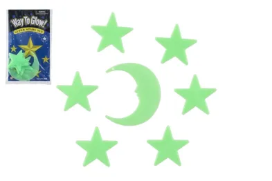 Teddies Hvězdy svítící ve tmě - 5,5 cm