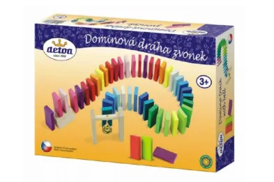 Detoa Dominová dráha se zvonečkem - 95 ks