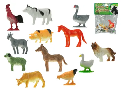 Mikro trading Zvířátka farma - 12 ks v sáčku