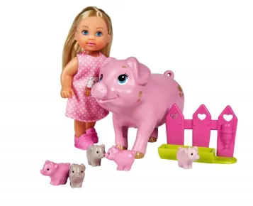 Simba Toys Evi Love - Panenka Evička s prasátkem