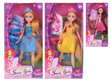 Mikro trading Panenka s korunkou a doplňky - 26 cm