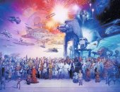 Ravensburger Puzzle - Star Wars: vesmír - 2000 dílků