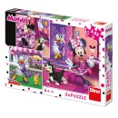 Dino Puzzle - Walt Disney: Den s Minnie - 3 x 55 dílků