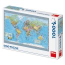 Dino Puzzle - Politická mapa světa - 1000 dílků