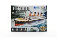 Teddies Pěnové puzzle 3D Titanic - 113 dílků