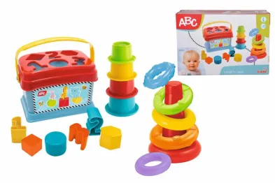 Simba Toys Set na hraní 3v1 - vkládačka a pyramida