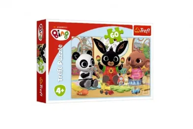Trefl Puzzle - Bing: V rytmu Binga - 60 dílků