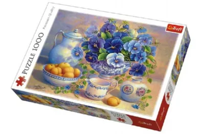 Trefl Puzzle - Modrá Kytice - 1000 dílků
