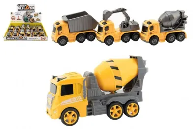 Teddies Auto stavební na setrvačník - 10 cm