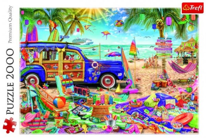 Trefl Puzzle - Tropická dovolená - 2000 dílků