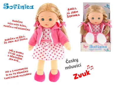 Mikro trading Panenka Sofinka - 31 cm - blondýnka