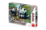 Dino Puzzle Pandy 12 skrytých detailů - 1000 dílků
