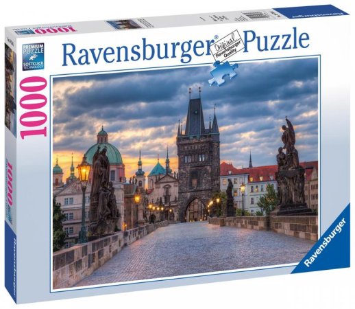 Ravensburger Puzzle - Procházka po Karlově mostě - 1000 dílků